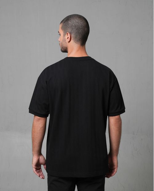 Camiseta oversize texturizada para hombre