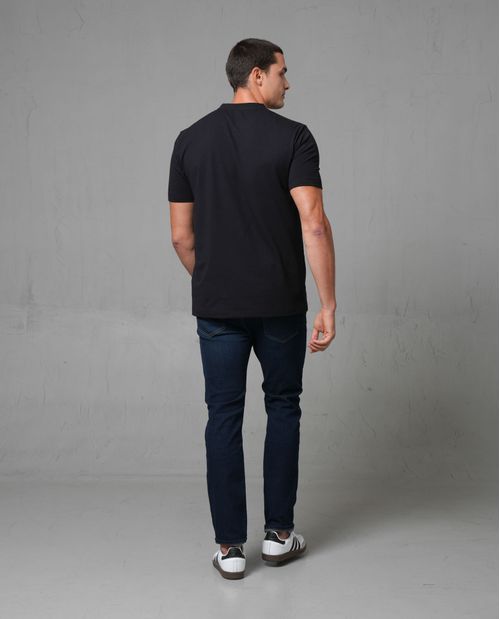 Camiseta de tela con textura para hombre