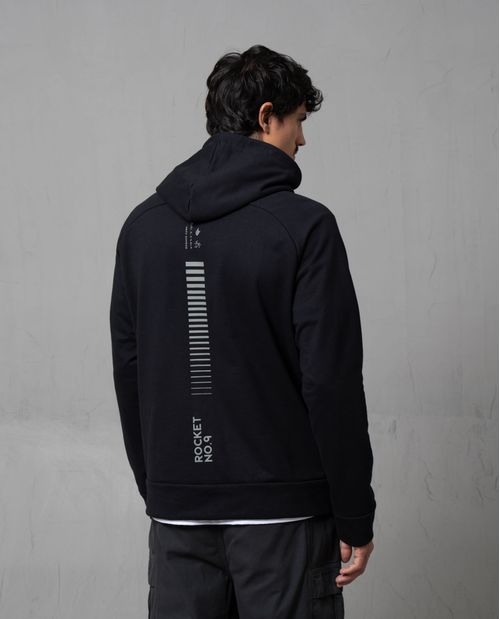 Buzo estampado con capucha para hombre