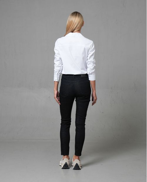 Camisa manga larga en lyocell para mujer