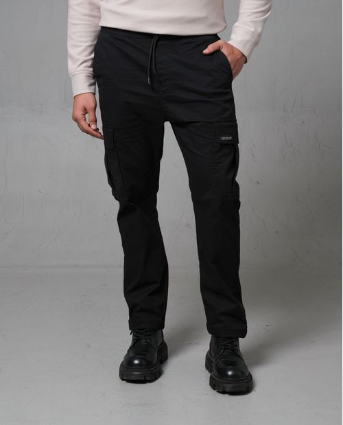 Pantalón Cargo con pretina elástica para hombre