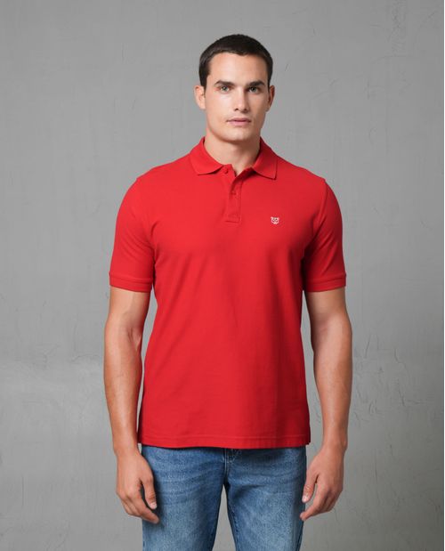 Polo en tejido piqué para hombre