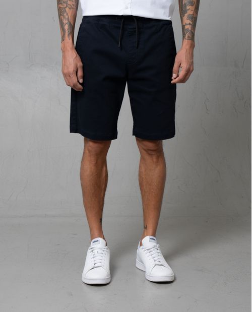 Bermuda con pretina elástica para hombre