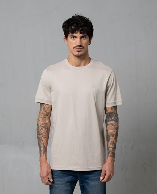 Camiseta de cuello redondo para hombre