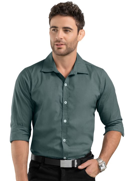 Camisa Hombre Verde Mp 34659