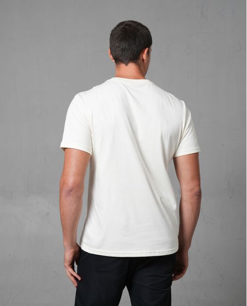 Camiseta manga corta estampada para hombre