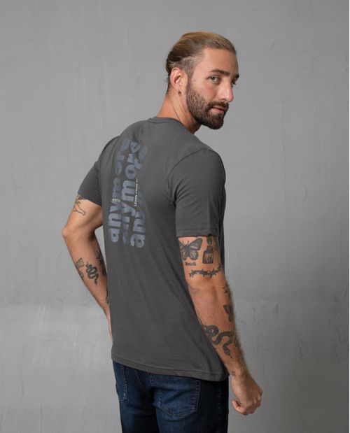 Camiseta básica manga corta para hombre