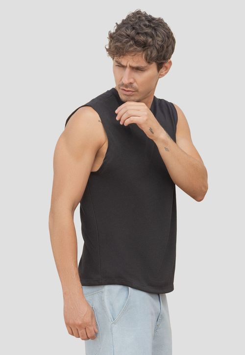 Camisilla Hombre Negro Rutta 104142