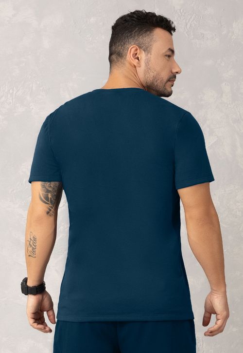 Camiseta Hombre Azul Profundo Mp 110526