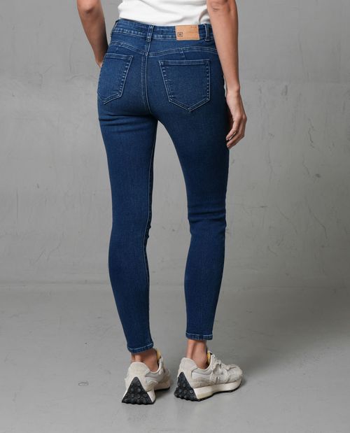 Jean Magic Up tono oscuro para mujer