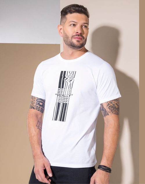 Camiseta Hombre Blanco Mp 2113