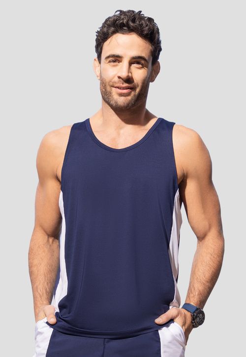 Camisilla Hombre Azul Navy Mp 102573