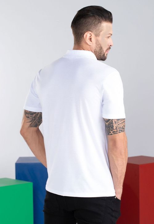 Polo Hombre Blanco Mp 101105