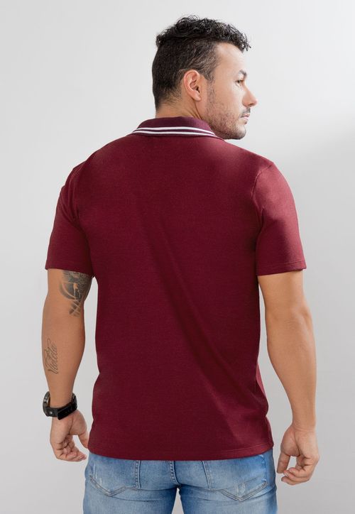 Polo Hombre Vinotinto Mp 104124
