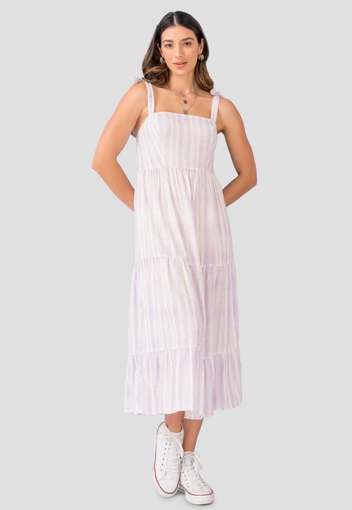 Vestido Largo Mujer Lila Rutta 101721