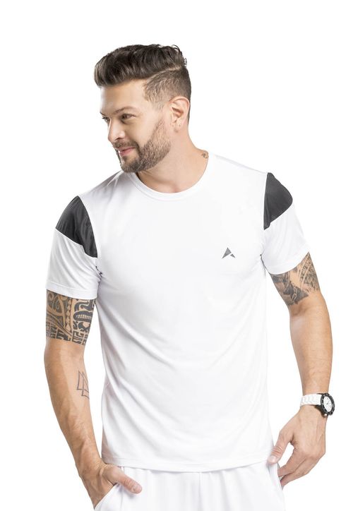 Camiseta Masculino Blanco Mp 1345