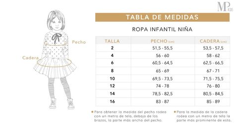 Vestido Para Niña Estampado Marfil MP
