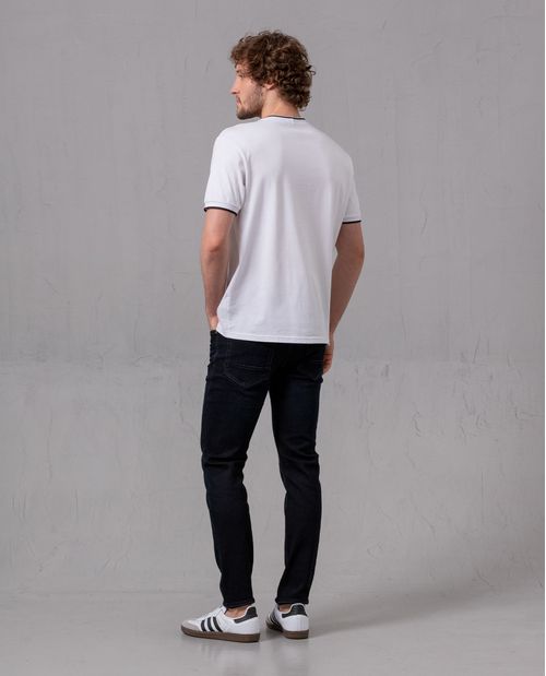 Jean Slim oscuro para hombre