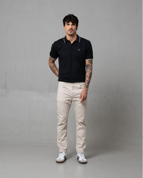 Pantalón Slim en dril semiliviano para hombre