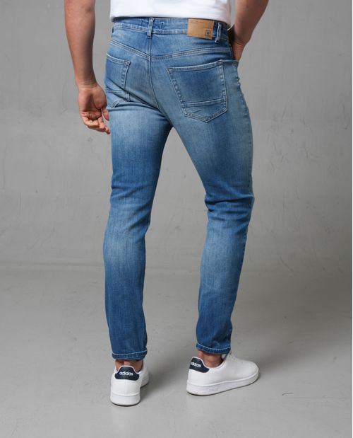 Jean Slim con iluminaciones para hombre