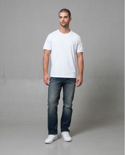 Jean Classic con iluminaciones y efecto envejecido para hombre