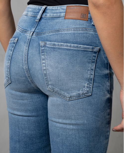 Jean Jegging con rotos para mujer