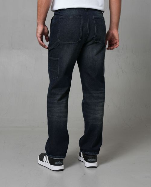 Jean Trendy de silueta amplia para hombre