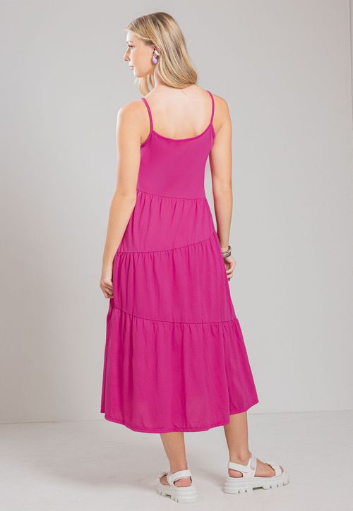 Vestido Largo Mujer Fucsia Rutta 102903