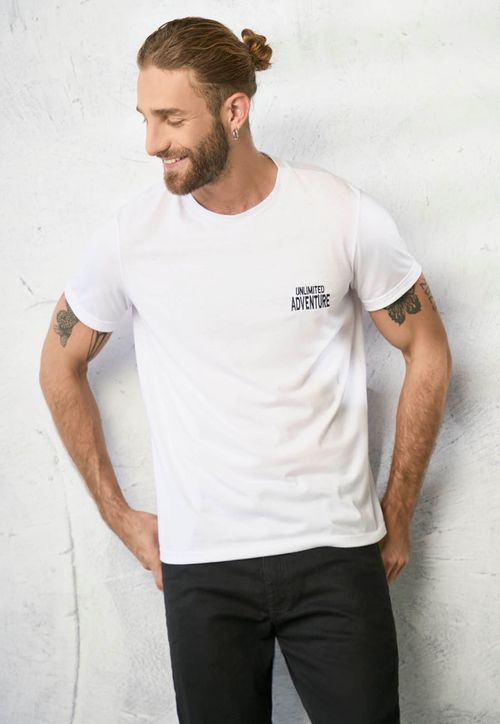 Camiseta Hombre Blanco Rutta 1855