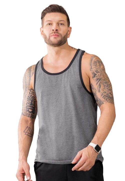 Camisilla Hombre Negro Mp 1944