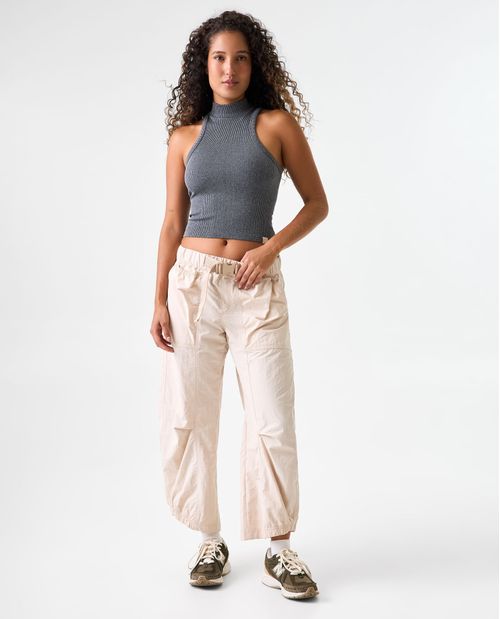 Camiseta seamless manga sisa para mujer