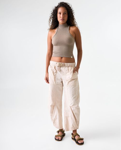 Camiseta seamless manga sisa para mujer