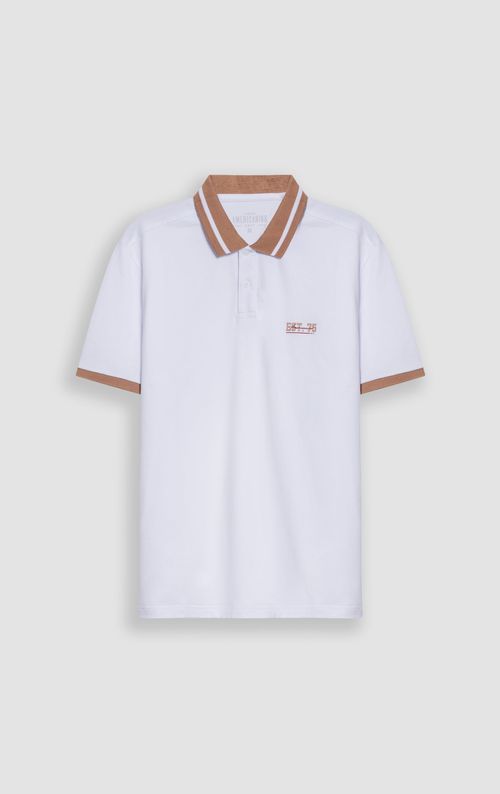 Polo Slim con bordado para hombre