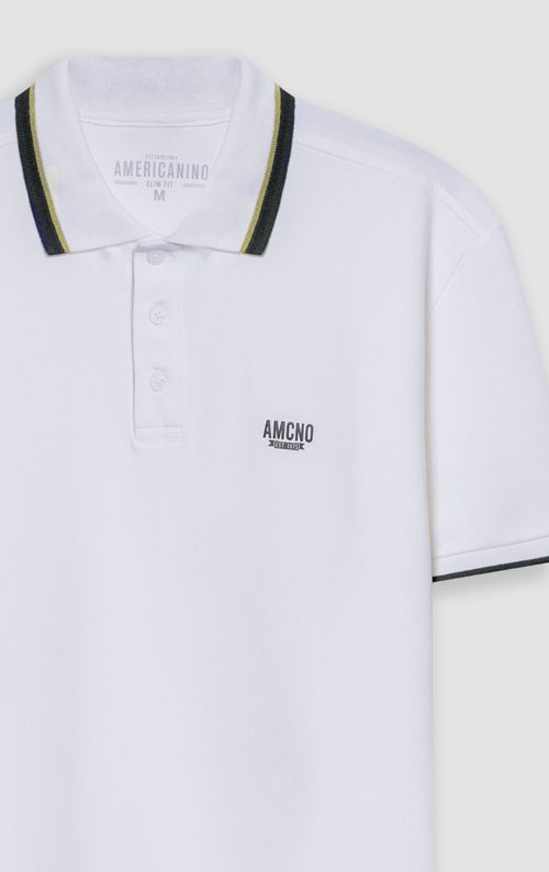 Polo Slim con bordado para hombre