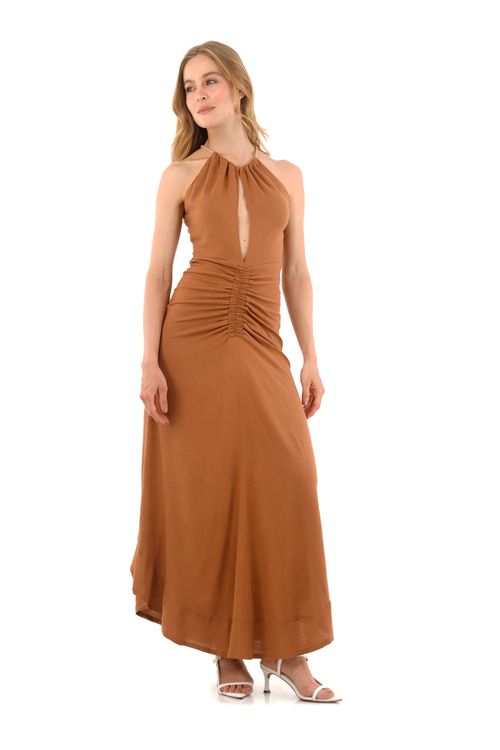 Vestido Largo Aurelia Cafe