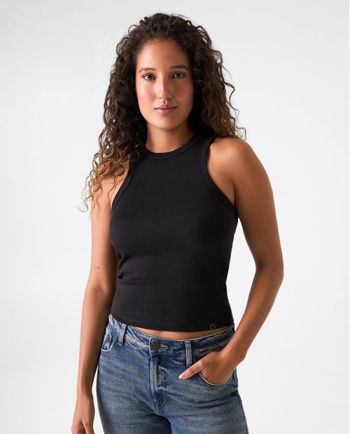 Camiseta manga sisa para mujer