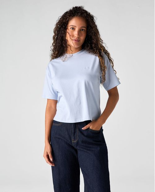 Camiseta con estampado localizado para mujer