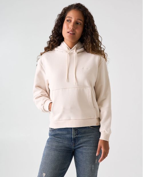 Buzo cerrado con capucha para mujer