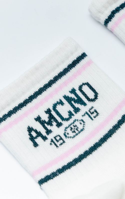 Medias con detalles de rayas para mujer