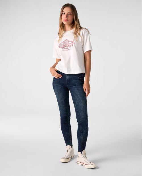 Jean Jegging en algodón reciclado para mujer