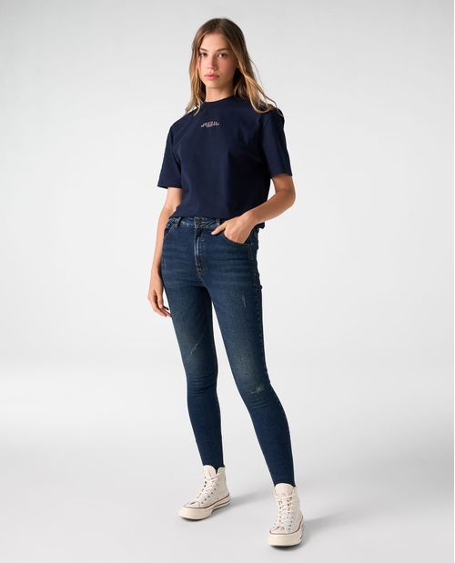 Jean Jegging de tiro alto para mujer