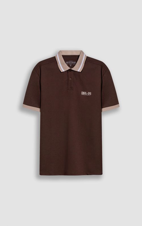 Polo Slim con bordado para hombre