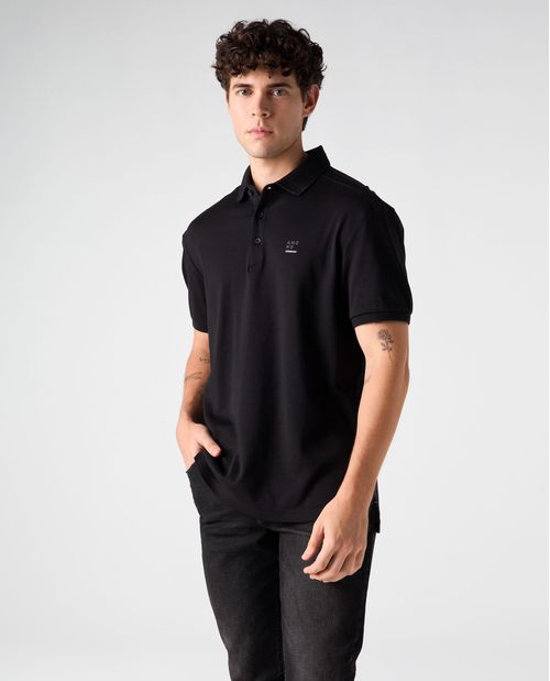 Polo Slim con estampado en punto corazón para hombre