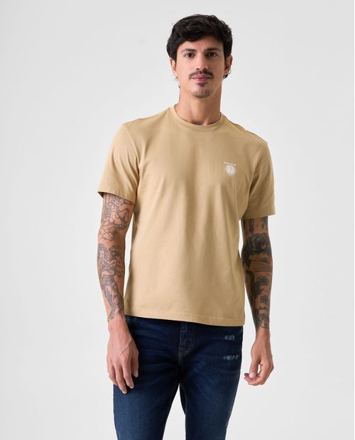 Camiseta Slim manga corta para hombre