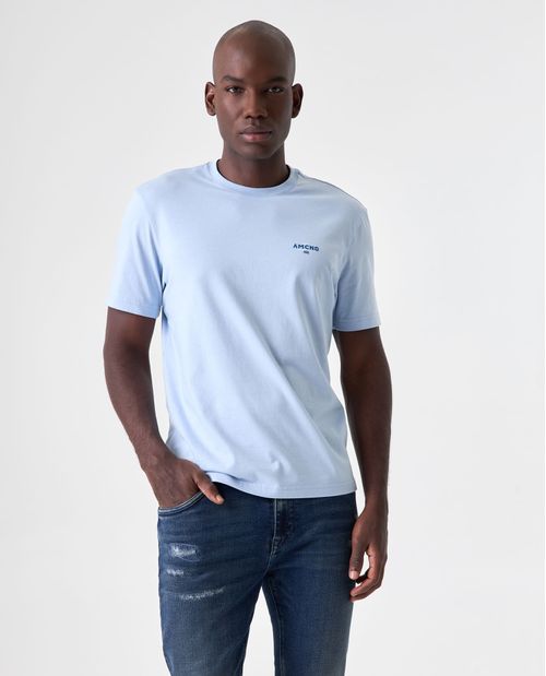 Camiseta Slim manga corta para hombre