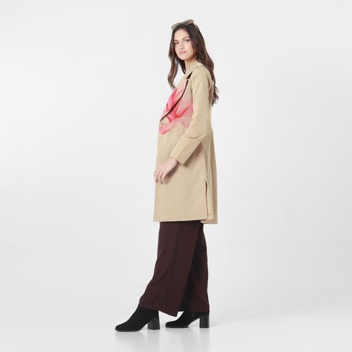 Chaqueta Cuello Solapa Manga Larga