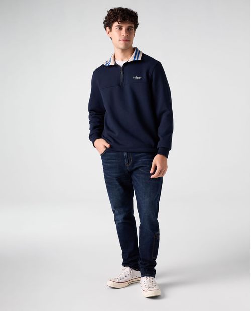 Jean Relaxed con rotos localizados para hombre