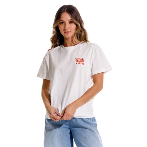 Camiseta Manga Corta Para Mujer Lueur Girbaud