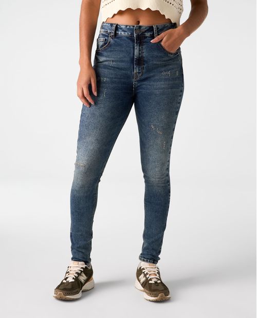 Jean Jegging tono medio para mujer