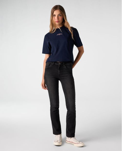 Jean Jegging tono negro para mujer